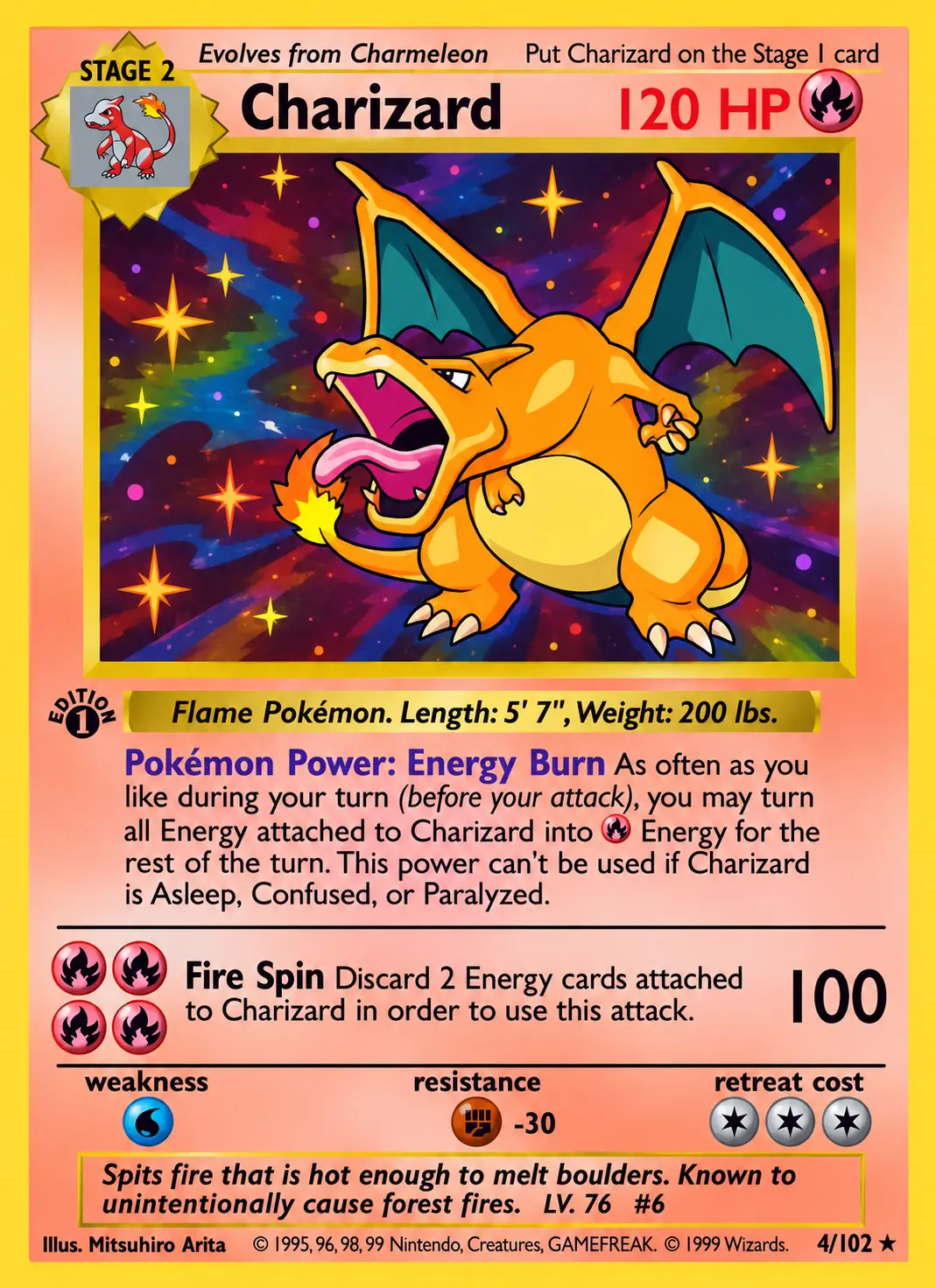 Charizard Base Set #4/102